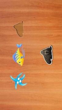 Baby Fish Shape Blocks Puzzle - Educational Game游戲截圖1