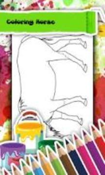 Horse Coloring Book游戲截圖1