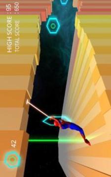Spider Rides Flying Super Fire Rope Hero Man游戲截圖1