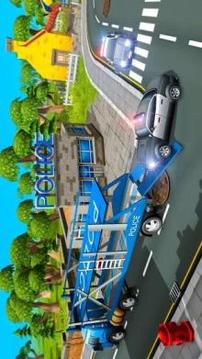US Police Transport - Cargo Plane Flight Simulator游戲截圖5