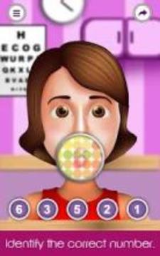 Kids Eye Doctor Game游戲截圖4
