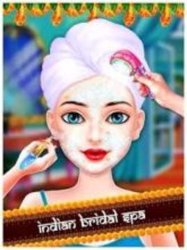 Indian Wedding Girl Fashion Salon For Bride游戲截圖4