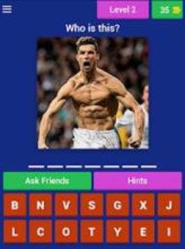 Guess Football Stars Players Quiz - ADs Free游戲截圖2