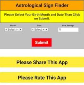 Astrological | Horoscope | Zodiac Sign Finder游戲截圖2