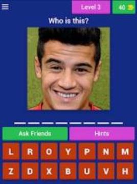 Guess Football Stars Players Quiz - ADs Free游戲截圖1