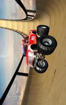 US Police McQueen Car Vertical Mega Ramp Stunts游戲截圖1