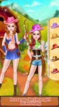 Farm Girl Makeover And Dressup:girls games游戲截圖4