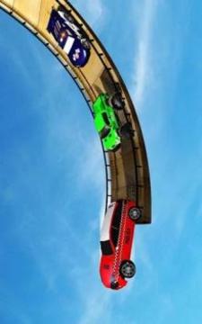 US Police McQueen Car Vertical Mega Ramp Stunts游戲截圖3