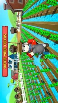 Super Blocky Farmer Life: Farming Games 2018游戲截圖2