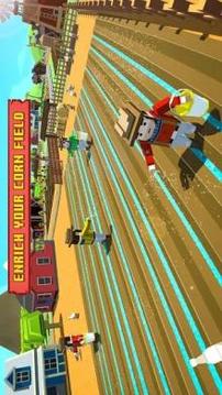 Super Blocky Farmer Life: Farming Games 2018游戲截圖1