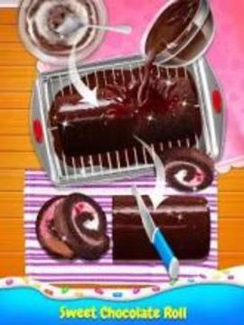 Ice Cream Cakes Roll Maker - Sweet and yummy游戲截圖2