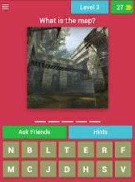 CSGO MAPS QUIZ游戲截圖1