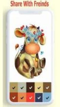 Animals Color By Number, Animal Coloring Book游戲截圖5