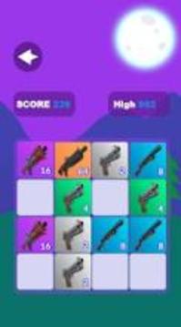 2048 for Fortnite - Weapons Merge Puzzle Game游戲截圖3