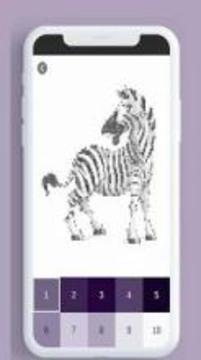 Animals Color By Number, Animal Coloring Book游戲截圖1