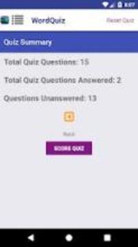 Word Quizzer游戲截圖4