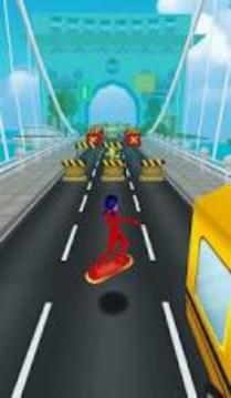 Subway Ladybug & Cat Noir Runner游戲截圖2