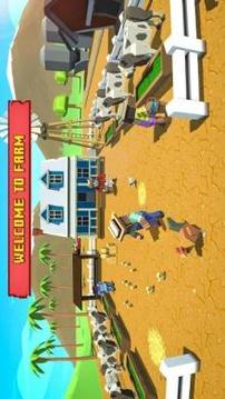 Super Blocky Farmer Life: Farming Games 2018游戲截圖4
