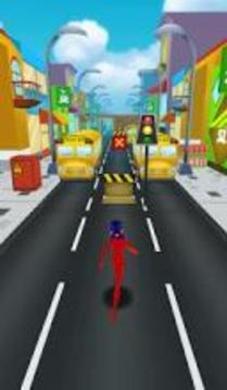 Subway Ladybug & Cat Noir Runner游戲截圖5