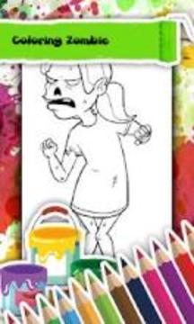 Zombie Coloring Book游戲截圖2