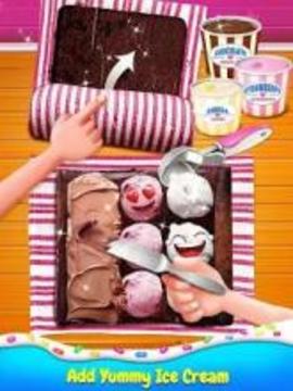 Ice Cream Cakes Roll Maker - Sweet and yummy游戲截圖1
