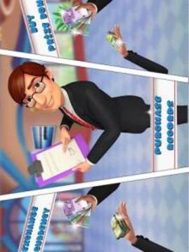 Town Bank Manager: Cashier Games & Bank Games游戲截圖1