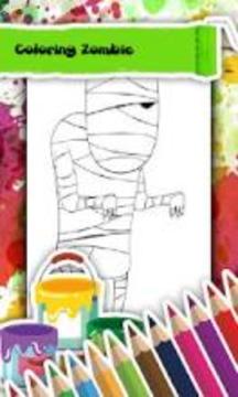 Zombie Coloring Book游戲截圖3