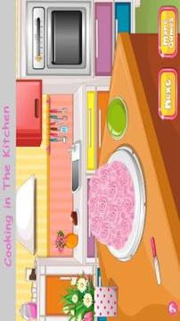 Cooking in kitchen - Bake Cake Cooking Games游戏截图1