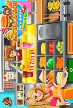 Drive Thru Simulator - Kids Mega City Food FREE游戲截圖4