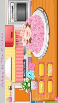 Cooking in kitchen - Bake Cake Cooking Games游戏截图2