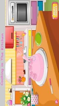 Cooking in kitchen - Bake Cake Cooking Games游戏截图3