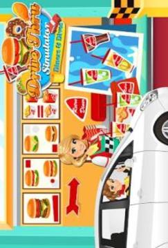 Drive Thru Simulator - Kids Mega City Food FREE游戲截圖3
