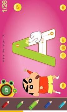 Shinchan Learn Alphabets and Numbers - (Kids Game)游戲截圖5