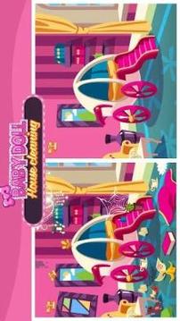 Baby Doll House Cleaning - Home cleanup game游戲截圖1