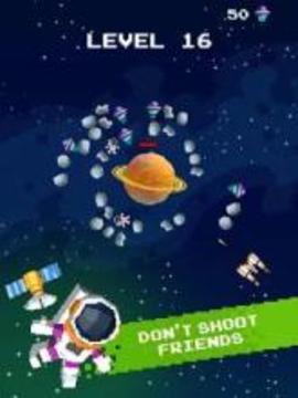 Orbit Rush - Pixel space shooter游戲截圖1