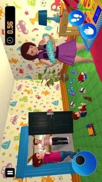 Happy Family Siblings Baby Care Nanny Mania Game游戲截圖2