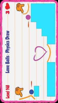 Love Balls : Draw Physics游戲截圖2