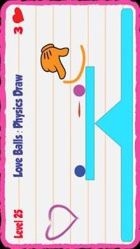Love Balls : Draw Physics游戲截圖3