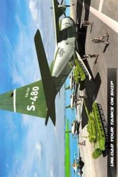 US Army Transporter – Plane Transport Ship Game游戲截圖4