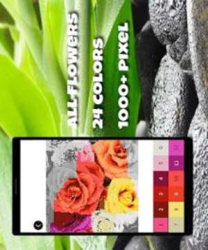 Color by Number: Flowers Pixel Art Game游戲截圖4