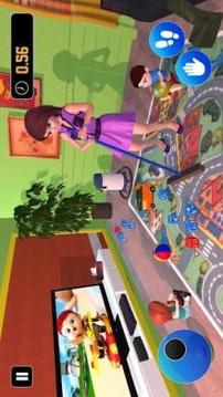 Happy Family Siblings Baby Care Nanny Mania Game游戲截圖3