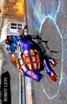 Furious Lion Car Transform Robot Strike Army游戲截圖1