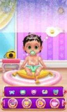 Ice Royal Princess Baby Care * Babysitting games *游戲截圖3