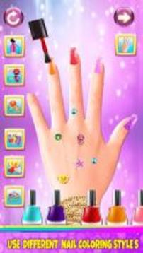 Nail Salon Girl Games游戲截圖3