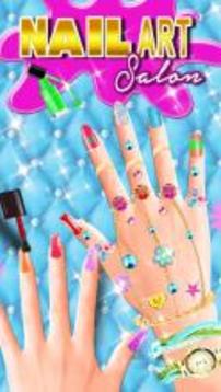 Nail Salon Girl Games游戲截圖1