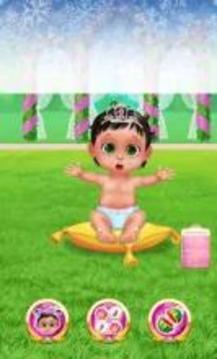 Ice Royal Princess Baby Care * Babysitting games *游戲截圖5