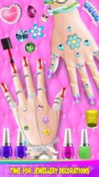 Nail Salon Girl Games游戲截圖4