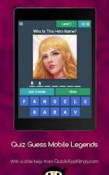 Quiz Guess Mobile Legends Image游戲截圖4