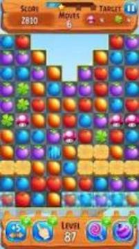 Fruits Sweet Land Match 3游戲截圖3