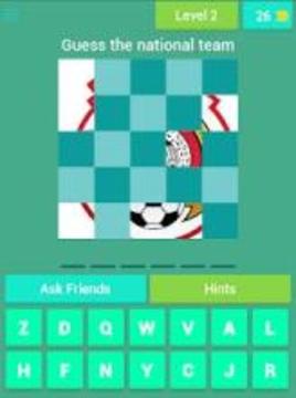 Football National Team - Badge Quiz游戲截圖3
